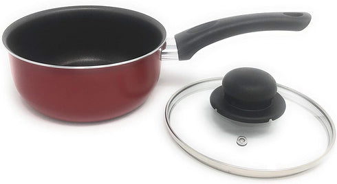 RAVELLI Italia Linea 10 Non Stick Saucepan with a lid, 1 Quart