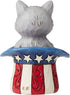 Enesco Jim Shore Heartwood Creek Mini Patirotic Kitten Figurine