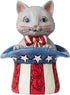 Enesco Jim Shore Heartwood Creek Mini Patirotic Kitten Figurine