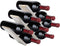Sorbus® Wine Rack Butterfly - Stores 8 Bottles of Wine - Sleek and Chic Looking - Minimal Assembly Required (Grey Wood)