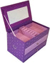 Jewelry Box for Girls - Pink and Purple Sparkles with Hearts and Pink Trim (Purple Sparkle)