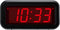 Timegyro Small Wall /Shelf /Desk Digital Clock Only Battery Operated with 1.2" Large Display. 4pcs Batteries Can Keep The Time Display Day and Night for More Than One Year (Black)