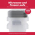 Good Cook EveryWare 24-Piece BPA-Free Plastic Food Storage Container Set, Clear/Grey, (41757)