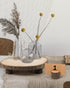 Caydo 10-12 Inch Wood Cake Stand Large Wood Slices Serving Tray for Table Centerpiece, Wedding Cake and Cheese Board