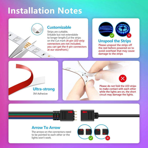 Nexillumi 50ft LED Strip Lights with IR Remote Ultra-Long LED Lights for Bedroom, Dorm, Room Decor App Control Music Sync LED Lights (50Ft APP+ Remote+ Mic Control+ 3-Button Switch)