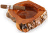 Wooden Cigar Ashtray Outdoor Indoor Cigar Ashtray And Great Gifts for Cigar Lovers, Smokers and Men Ash Tray Different Shapes and Random Delivery (2 Slots) (woods)