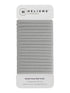 Heliums Gray Skinny Seamless 6mm Medium Hold Soft Nylon Fabric Rolled Ponytail Holders - 18 Hair Ties