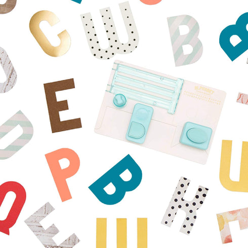 Alphabet Punch Board by We R Memory Keepers