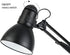 Globe Electric 5698601 Swing-Arm Desk Lamp, with Base, Black