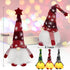 Lighted Christmas Gnome Decorations, 12'' Light Up Plush Elf Toy Holiday Present, Scandinavian Swedish Tomte Ornaments for Table Top, Windows, Fireplace, Tree Christmas Holiday Party Home Decor, 3 Set