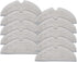 10pcs Replacement Full Microfiber Mopping Pads Washable Vacuum Cleaner Mop Cloths for XiaoMi Roborock S5 Max S6 Pure S6 MaxV S5 S51 S50 S55 Xiaowa E25 E35