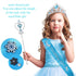 Golray Frozen Birthday Party Supplies Girls Princess Elsa Birthday Party Decorations 61 Balloons, Banner, Tassel, Sash, Pin, Cake Topper, Tattoo, Crown Wand, Girls Birthday Decor 2nd 3rd 4th 5th