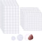 1000 Pieces Clear Sticky Putty Removable Round Putty 2 Sizes Double-Sided Stickers Round Adhesive Sticker for Decorations Wall Metal Glass Wood