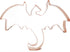Mythical Flying Dragon Copper Cookie Cutter