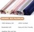 Silk Pillowcase for Hair and Skin, 22 Momme 6A Long Fiber 100% Mulberry Silk Bed Pillow Case with Invisible Zipper, Ivory White, Queen