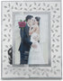 Pavilion Gift Company Glorious Occasions Tree Branch White Crystal Wedding Picture Frame, 4" x 6", Silver
