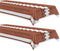 Football Party Supplies - Sturdy Plastic Game Ball Table Cover 54" x 108" (2 Pack)
