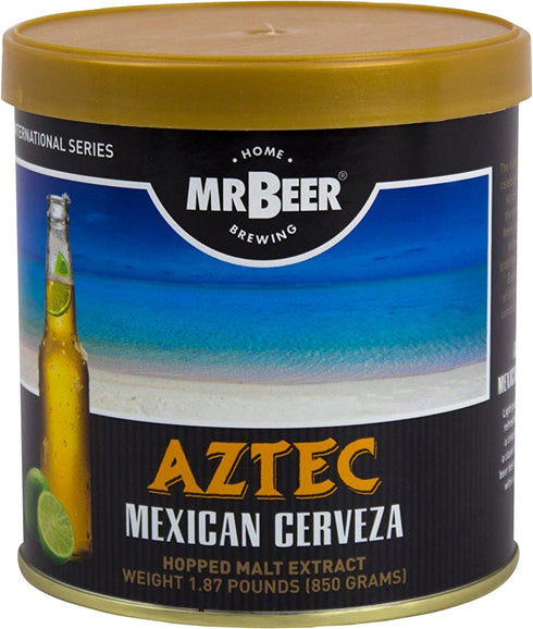 Mr. Beer Aztec Mexican Cerveza 2 Gallon Homebrewing Refill, Multicolor