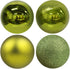 24Pcs Christmas Balls Ornaments for Xmas Tree - Shatterproof Christmas Tree Decorations Large Hanging Ball Lemon Green 3.2" x 24 Pack