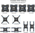 Suptek TV Wall Mount Swivel and Tilt Full Motion for Most 23 to 55 inch TV Mount up to 55lbs max VESA 400x400mm (A1+)