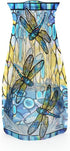 MODGY Collapsible and Expandable Flower Vase Plastic Decorative Modern Vases for Flowers Centerpieces Dining Table Decor Living Room Bathroom Wedding Office, Tiffany - Dragonfly