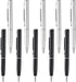 BBTO 10 Pieces Small Pens Mini Pen Metal Thin Pens Fine Wallet Pocket Metal Pen Miniature Gel Ink Pens for Signature Calligraphy Executive Business