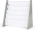 Humble Crew, Grey/White Kids Book Rack Storage Bookshelf, 4 Tiers