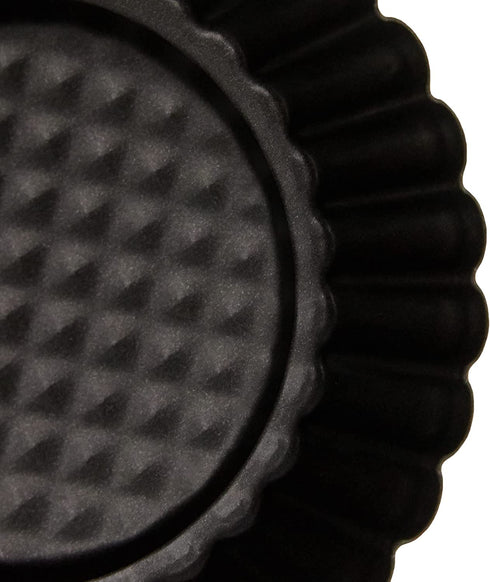 Zenker Non-Stick Carbon Steel Mini Tart Pans, 4-Inch Diameter, Set of 6