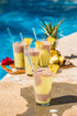 Hummingbird Glass Straws Clear Straight 9" x 9.5 mm Made With Pride In The USA - Perfect Reusable Straw For Smoothies, Tea, Juice, Water, Essential Oils - 4 Pack With Cleaning Brush