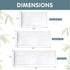 Premium Bamboo King Pillow Protector Covers - Waterproof, Allergy, Dust, Bed Bug, and Mite Proof Zippered Protectors - Pillowcase Zipper Cover Allergen Case Pack for Sleep Pillows - Set of 2