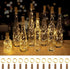 Brightown Wine Bottle Lights with Cork, 12 Pack 20 LED Waterproof Battery Operated Cork Lights, Silver Wire Mini Fairy Lights for Liquor Bottles DIY Party Bar Christmas Holiday Wedding Décor