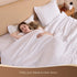 Buyoung White Duvet Cover Set Twin, Brushed Microfiber Super Soft Duvet Cover Twin Size 2 Pieces with Zipper Closure, White Duvet Covers 1 Down Comforter Cover and 1 Pillow Sham Soft Fabric Easy Care