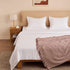 Buyoung White Duvet Cover Set Twin, Brushed Microfiber Super Soft Duvet Cover Twin Size 2 Pieces with Zipper Closure, White Duvet Covers 1 Down Comforter Cover and 1 Pillow Sham Soft Fabric Easy Care