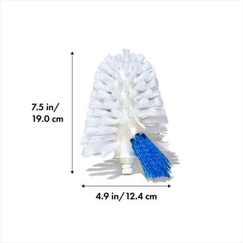 OXO Good Grips Toilet Brush with Rim Cleaner Replacement Head Refill