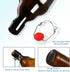 YEBODA 32 oz Amber Glass Beer Bottles for Home Brewing with Flip Caps, Case of 4