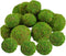 18 Pack Decorative Faux Dried Moss Balls- 6pcs 3.1" Artificial Green Plant Mossy Globes+ 12pcs 2.2" Handmade Sphere Moss Hanging Balls for Home Garden Decors Party Wedding Display Supplies Photo Props