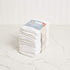 Bar Mop Cleaning Kitchen Dish Cloth Towels,100% Cotton, Machine Washable, Everyday Kitchen Basic Utility Bar Mop Dishcloth Set of 12, White