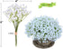 20 pcs 60 Branches White Babys Breath Flowers Bouquests Artificial Fake Gypsophila for Wedding Bridal Bouquet Garland DIY Floral Arrangement Wreath Home Office Table D©cor Centerpiece Real Touch