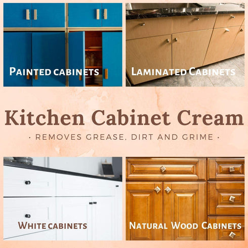 Parker and Bailey Kitchen Cabinet Cream-Wood Cleaner-Grease Remover 16 oz (1)