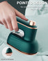 Mini Ironing Machine Handheld Can Be Rotated 180 Degrees, Travel Iron for Clothes, Professional Household Fast Heating Wired Small Electric Iron, Portable Heat Press Clothing Iron Machine (Green)