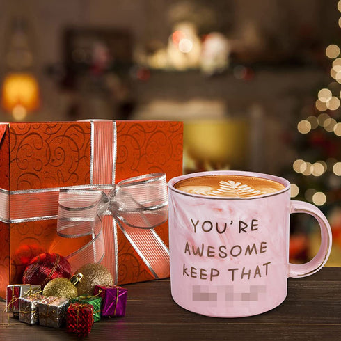 Gifts for Mom Women Wife Her,12 OZ Funny Mug Mothers Day Gifts from Daughter,Birthday White Elephant Gifts,Christmas Stocking Stuffers for Women,Awesome Valentines Day Gifts for Girlfriend Sister