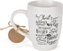 Accepted Worthy Chosen Loved Forgiven Whimsical White 14 Ounce Ceramic Mug