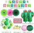 Cactus Party Decorations, Llama Birthday Party Supplies, Happy Birthday Party Banners Paper Lanterns Balloons for Tropical Mexican Fiesta Party Decorations