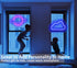 Werfeito 2 Pack Cloud Planet Neon Signs Neon Lights for Wall Decor, USB or Battery Operated LED Neon Sign for Bedroom, Decorative Neon Light Sign for Bar, Living Room, Christmas, Birthday, Wedding