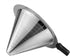 Small Size Pour Over Coffee filter Paperless Pour Over Coffee Dripper Manual Reusable Stainless Steel Coffee Filter, Single Drip Brew, Double Mesh Liner (1~2 Small Cups)