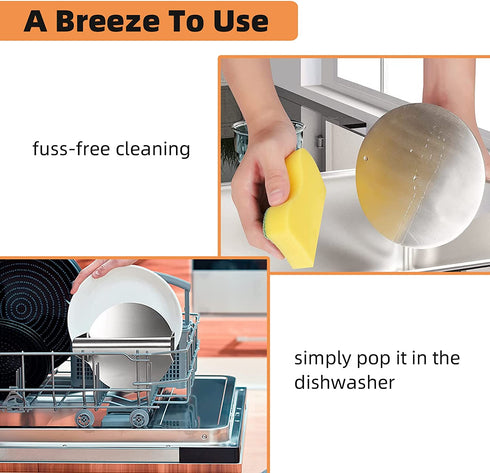 Koicarpe Burger Press - Stainless Steel Burger Smasher Tool - Smooth & Non-Stick Surface - Round Utensil for Grilling Meat Patty, Steak, Hot Dog, Grill Flattener for Steaks, Panini, Sandwich, 5.5x5.5
