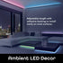 Geeni Prisma Strip USB Smart LED Strip Lights, Indoor/Outdoor Adhesive Strips, Lights for TikTok, Alexa and Google Home Compatible. No Hub Required (2M Light Strips)