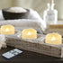 6PCS Rechargeable Tea Lights Candles with Remote and Timer, Flameless Flickering Votive Candles with USB Charging Cable & Frosted Cups, Electric Fake Candle for Home, Wedding, Holiday Decoration