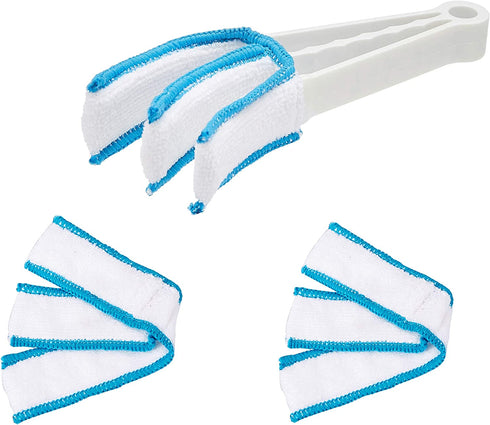 Amazon Basics Duster, 3-Pack, Blue&White