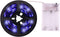 UV Light Strip - iCreating Battery Operated LED Black Light Strip Kit with 6.6FT 2M SMD 3528 IP65 Waterproof Super Bright LED Strip Lights, Battery Case